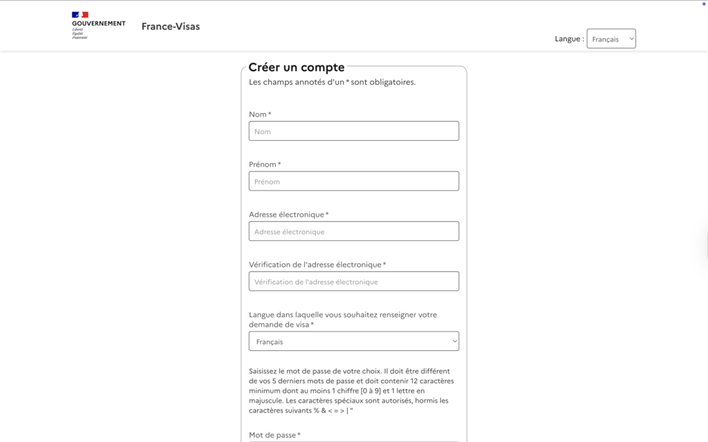 ポータルサイト画面